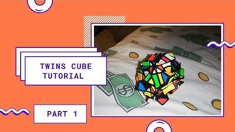 Twins Cube (Skewb Version) Tutorial - Part 1 😍