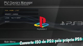 Como rodar jogos de PS2 no PS3 Hen - Tutorial completo!!! 