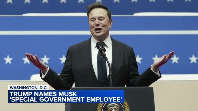 Elon Musk is serving as a special government employee, White House says -  YouTube