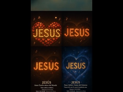 JESÚS Amor Eterno Luz Y Centro Del Universo Porque De Él Y Por Él Y Para Él Son Todas