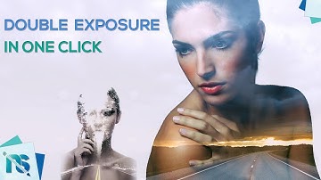 Get Double Exposure Effect by ONE CLICK In Photoshop CC