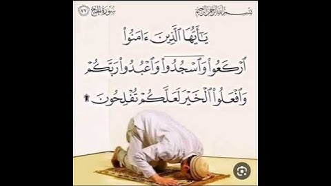 سورة الحج اية ٧٧