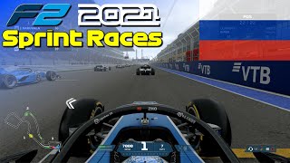 F1 2021 - Let's Make Zhou F2 Champion #11: Sochi Sprint Races