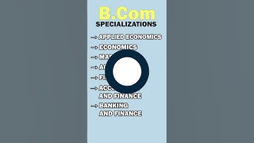 21 Types of B.Com in India #shorts