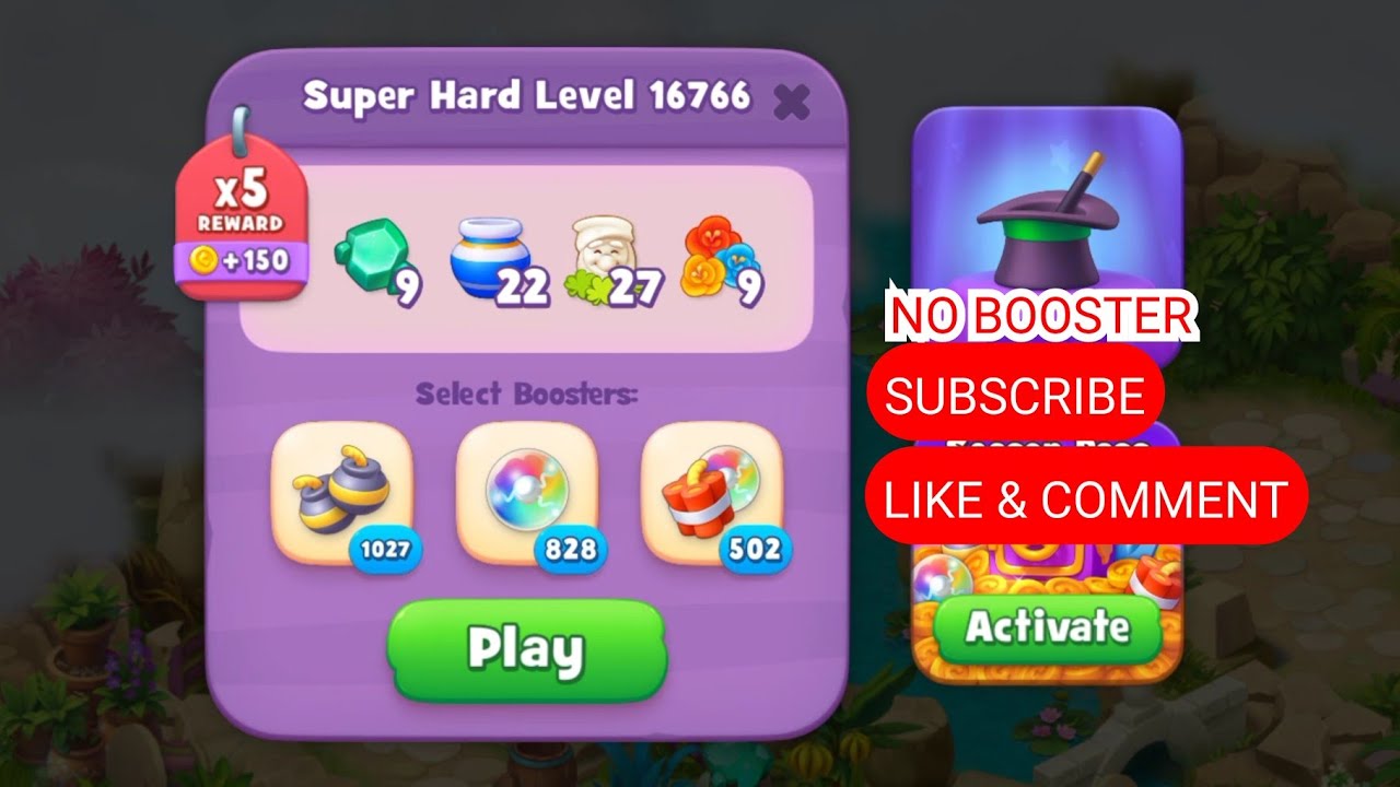 GARDENSCAPES SUPER HARD LEVEL 16766 NO BOOSTER | MARI MAIN BERSAMA