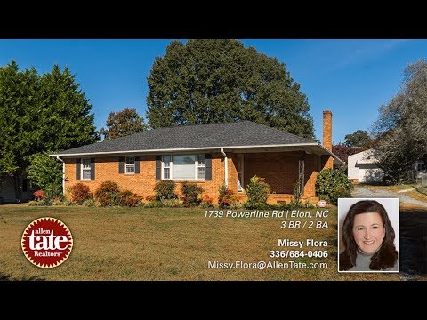1739 Powerline Rd, Elon, NC home video tour