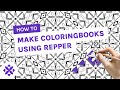 How to create your unique coloring book using repper