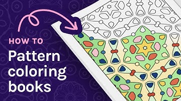 The key to make PATTERN coloring books... is this app 👀