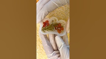 DIY Epoxy Resin Keychain |Resin Keychain Making Idea #resinart #resintutorials #shortvideo #foryou