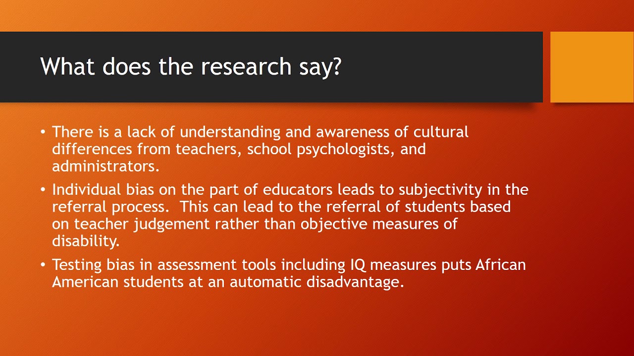 Ableism And Disproportionality In Special Education