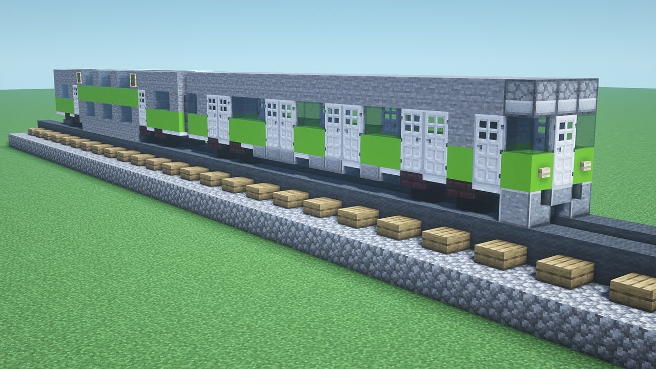 Minecraft Tutorial Double Decker Train Easy Youtube