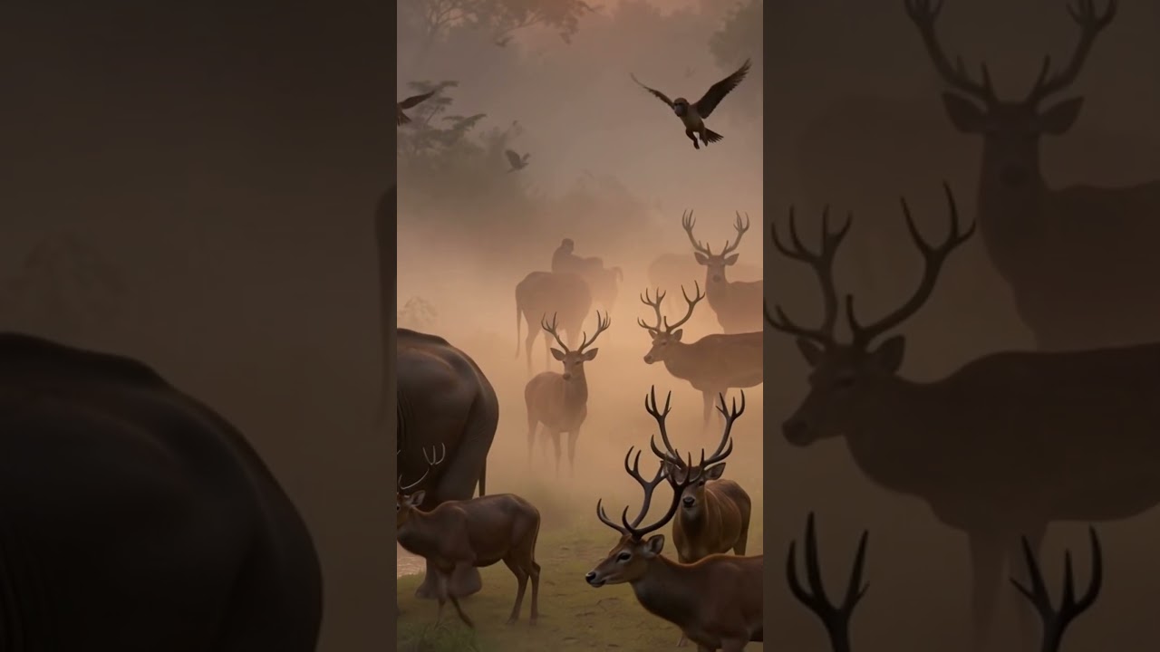 Jungle Sunrise 🌄 | All Animals Waking Up | Relaxing Nature 