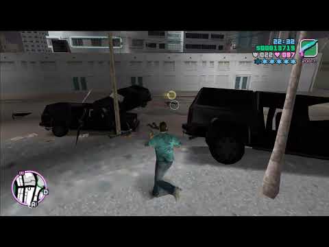 GTA Vice City SWAT Police FBI Shootout + 5 Star Wanted Level Escape