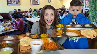 Unlimited Vegetarian Indian Buffet Homemade Indian Food.