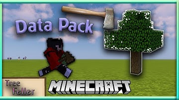 Cách tải gói dữ liệu data pack tree feller(Chặt cây nhanh) trong Minecraft | ArnoldVN