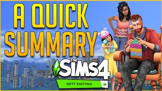 Nifty Knitting Stuff Features, Summarized to Save Your Time | Sims 4 Dev Livestream Summary