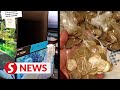 Chilean man buys TV with coins collected from beaches, parks