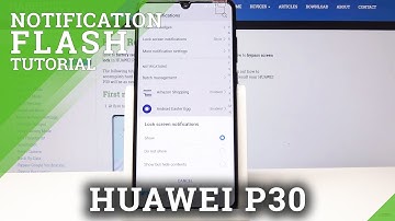 How to Personalize Notifications in Huawei P30 - Notification Content