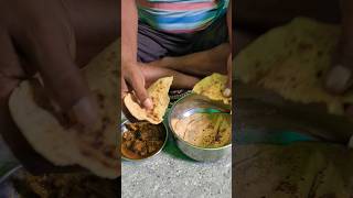 Desi Chicken Roti Eating Show