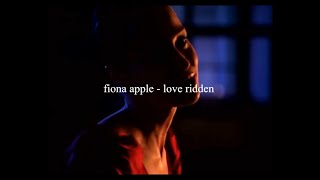 fiona apple - love ridden // español