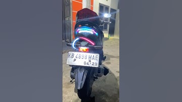 Lazy Vario New RGb 210 Mode fullset pnp unit tinggal pasang tinggal colok #pontianak #stoplamp #fyp