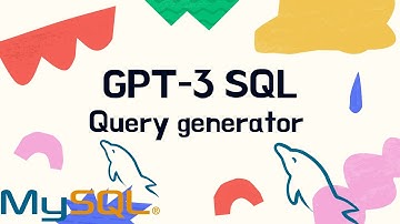 GPT 3 SQL query generator