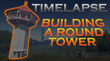 Timelapse: Building A Round Tower, ARK Survival Evolved