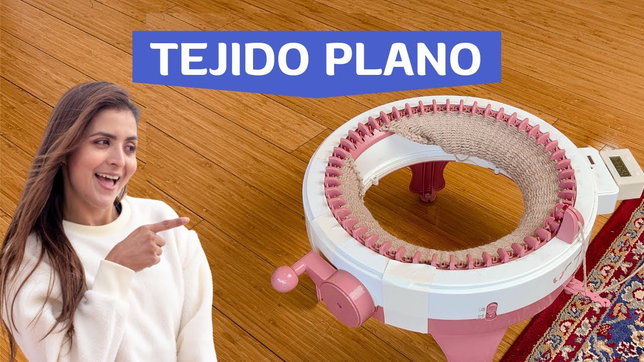 Como Hacer Tejido plano en maquina de tejer | sentro| Addi