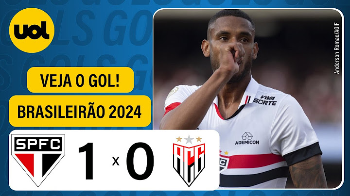 SÃO PAULO 1 X 0 ATLÉTICO-GO - BRASILEIRÃO 2024; VEJA O GOL DE ANDRÉ SILVA