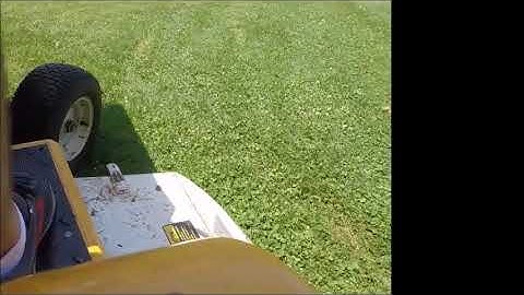 Mowing With The Cub Cadet 1650