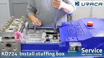 KD724 Stuffing box installation - Stopfbuchseneinbau - URACA