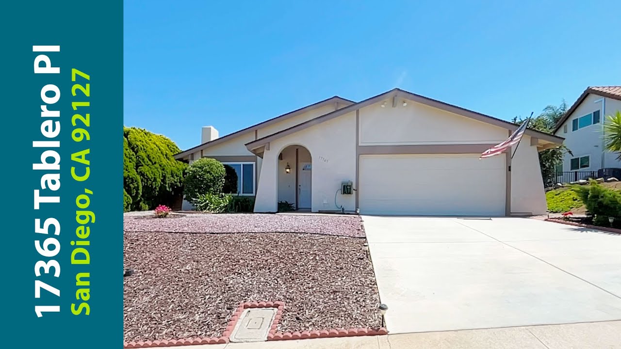 17365 Tablero Pl, San Diego, CA 92127 San Diego Home for Sale YouTube