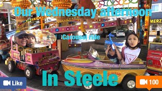 Vlog#19 Alex Carousel ride in Steele #Germany