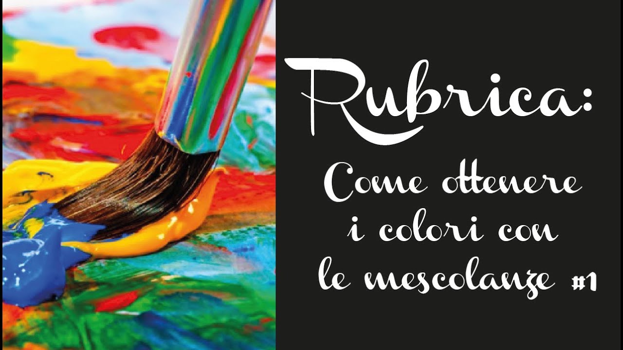 Rubrica: come ottenere i colori con le mescolanze #1 Come ottenere il colore avorio