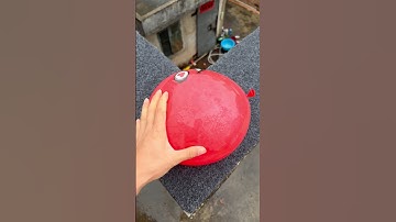 Experiment: Will a water balloon explode if it rolls down a tall building? 💥🎈 #balloon
