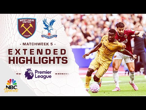 West Ham United v. Crystal Palace | PREMIER LEAGUE HIGHLIGHTS | 9/20/2025 | NBC Sports