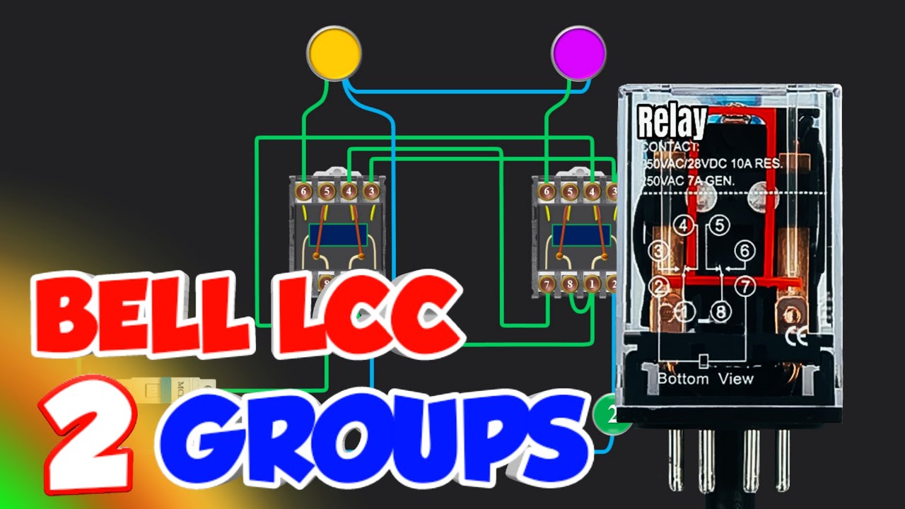 Bell Cerdas Cermat 2 Groups 2 Relay 8 Pin 1 Buzzer - YouTube
