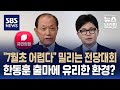 황우여 국힘 비대위원장 &quot;6말 7초 전당대회 어렵다&quot;…뒤로 밀릴수록 더 커지는 한동훈 출마론? / SBS / 편상욱의 뉴스브리핑