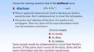 Information Building Vocabulary Skills- Chapter 5 Power point News