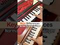 Keys Differences Normal Vs Scale Changer Harmonium #learnharmonium #harmoniumtutorial #harmonium