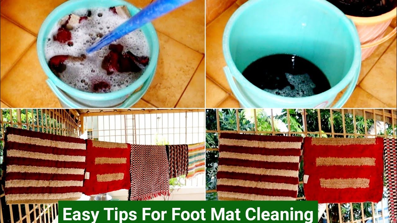 Tension లేకుండా మురికిపట్టిన డోర్ మ్యాట్స్ ని ఈజీగా ఇంట్లోనే క్లీన్ చేసుకోండి  👉 Door Mat Cleaning