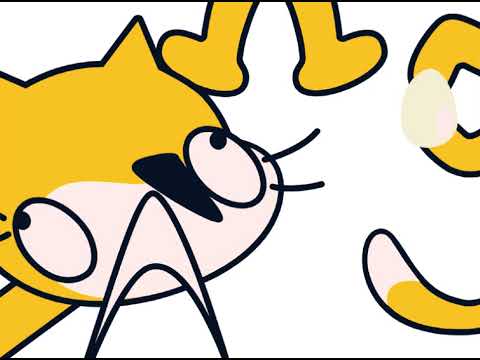 scratch 3.0 show: the egg but the cat slowly glitches out of existence