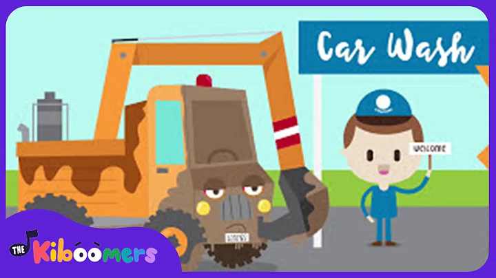 Construction Car Wash - The Kiboomers Preschool Songs & Nursery Rhymes about Trucks