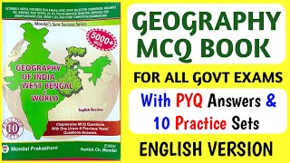 Best Geography MCQ Book for Food SI and WBCS Exam | Geography MCQ Book by Mondal Prakashoni