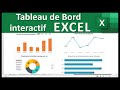 Crer un tableau de bord sur excel interactif que vous pouvez actualiser pour le mettre  jour