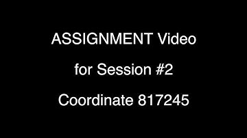 Remote Viewing ASSIGNMENT Video Session# 2, Coordinate 817245 from www.MindPossible.com