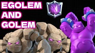 HOW to play ELIXIR GOLEM + GOLEM | Clash Royale Double Beatdown screenshot 4