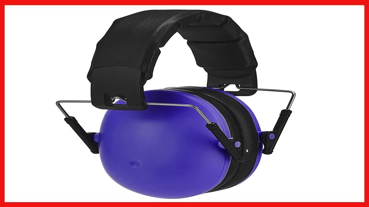 Great product -  Amazon Basics Kids Ear-Protection Safety Noise Earmuffs, Blue