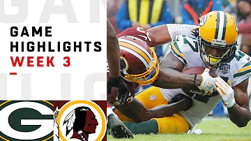 Packers vs. Redskins Week 3 Highlights | NFL 2018