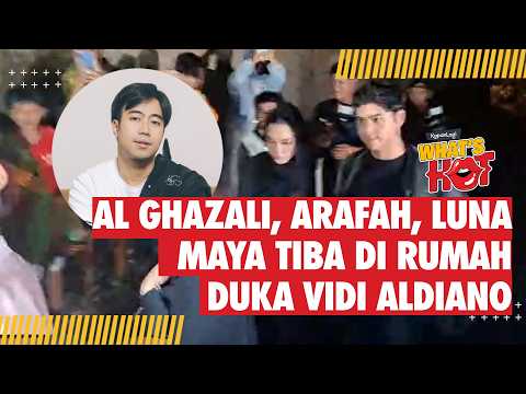 Al Ghazali, Arafah, Mahalini Luna Maya Hadir di Rumah Duka Vidi Aldiano